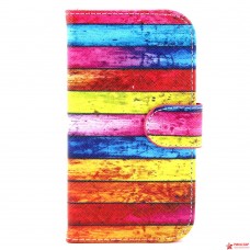 Чехол Книжка Bruno для Samsung I9500 Galaxy S 4 (Цветные полосы)