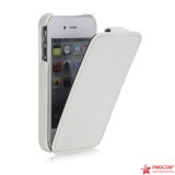 Кожаный Чехол Melkco Для Iphone 4/4S (белый)