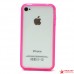 Оригинальный Бампер для Iphone 4/4s (розовый)