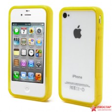 Оригинальный Бампер для Iphone 4/4s (желтый)