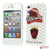 Полимерный TPU чехол US Candy  для Iphone 4/4s