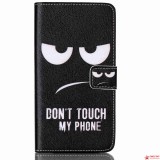 Чехол Книжка Bruno Для Samsung Galaxy J7 SM-J700H (Don't touch my phone)