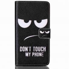 Чехол Книжка Bruno Для Samsung Galaxy J7 SM-J700H (Don't touch my phone)
