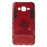 Противоударный Чехол-Трансформер Для Samsung Galaxy J7 SM-J700H  (Красный)