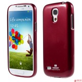 Полимерный TPU Чехол Mercury Для Samsung Galaxy S4 Mini Duos I9192 (Красный)