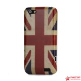Пластиковая накладка Британия для HTC One V